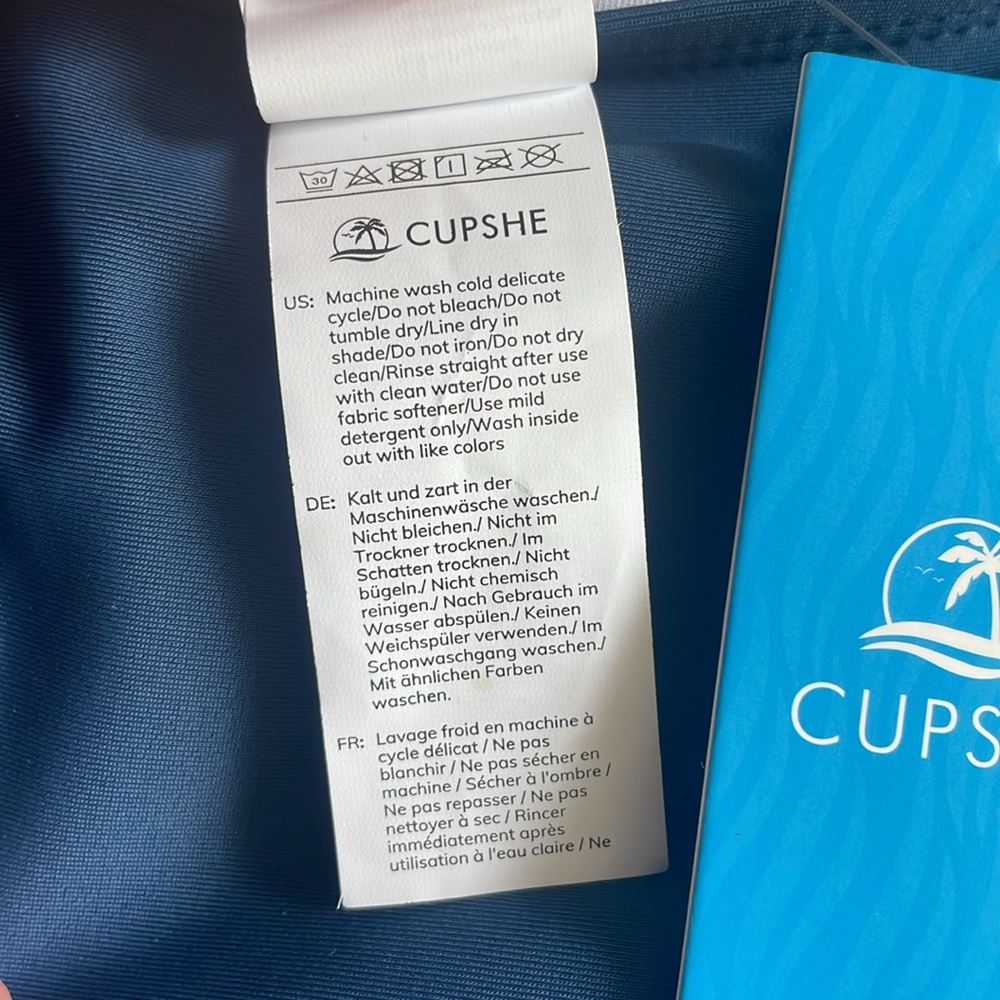 Cupshe Ruffled V-Neck & Lace-Up Back Swimsuit - Picture 13 of 14